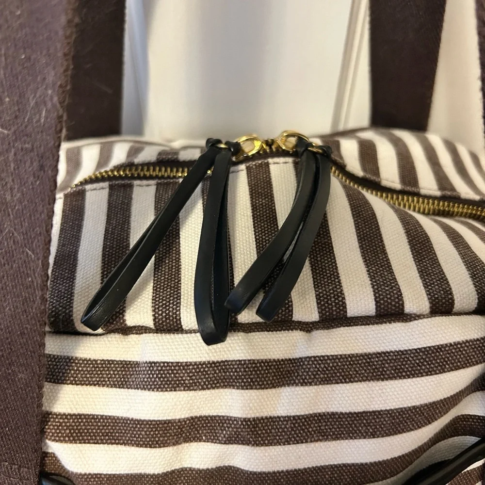 Henri Bendel Weekender Bowler Bag in Canvas - C - Picture 2 of 16